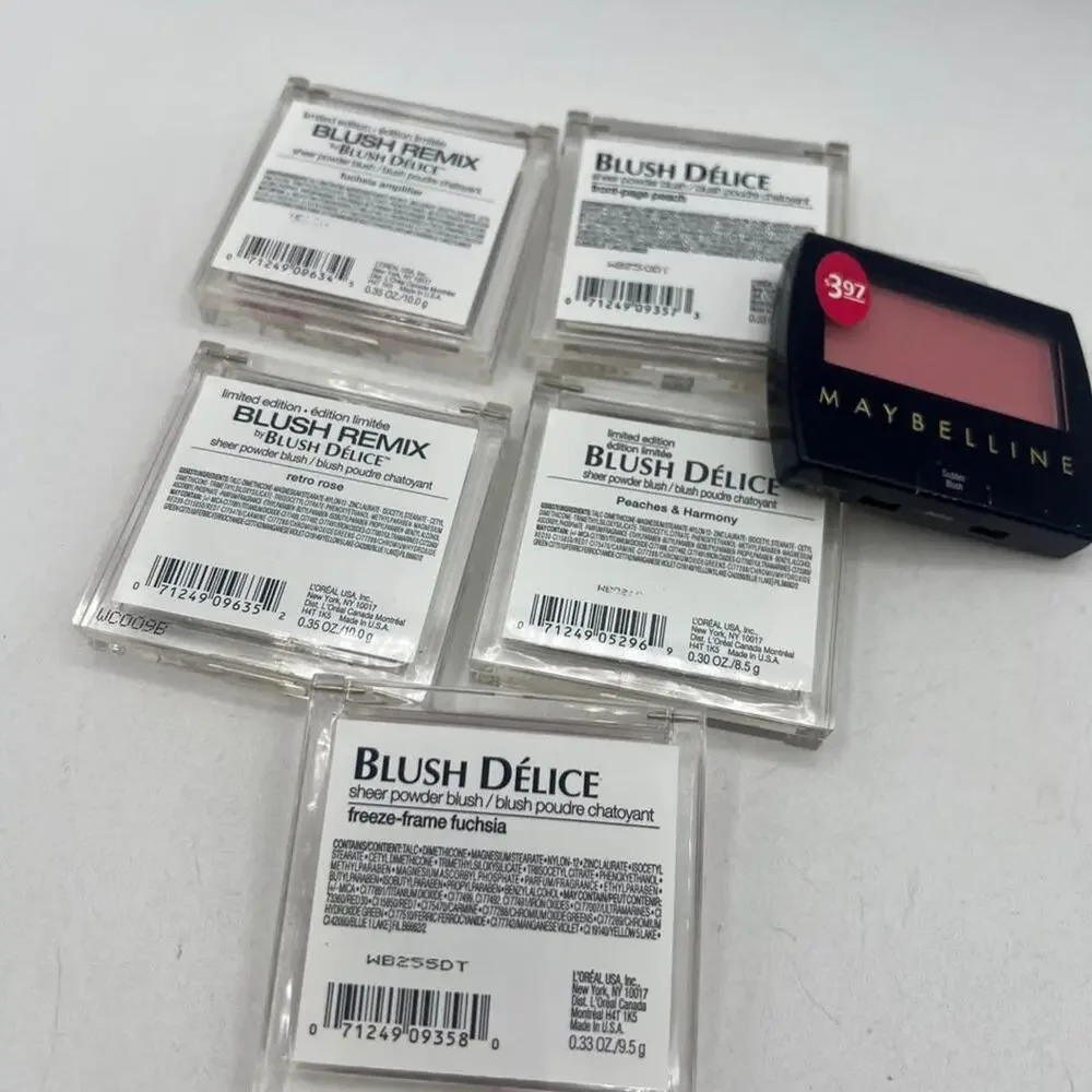 Mixed Lot of NEW Make Up Blush L'Oreal Maybelline
